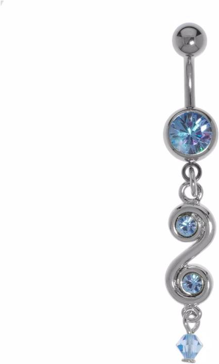 Immagine prodotto Bijouteria Piercing ventre (Acciaio chirurgico 316L, Vetro (di orologio), Ottone rodiato in ottone rodiato, Plexiglas)