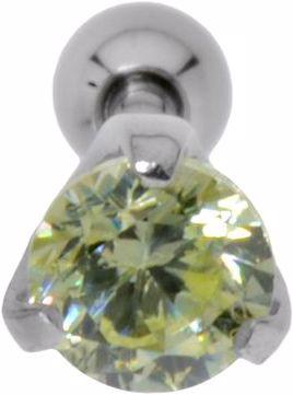 Image du produit Bijouteria Piercing d'oreille (Acier chirurgical 316L, Zircone)