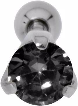 Actual product image Bijouteria Ear piercing (Surgical steel 316L, Zirconia)