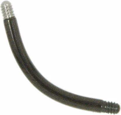 Bijouteria 1.2mm Piercingstab (Chirurgenstahl 316L, PVD Beschichtung (schwarz))