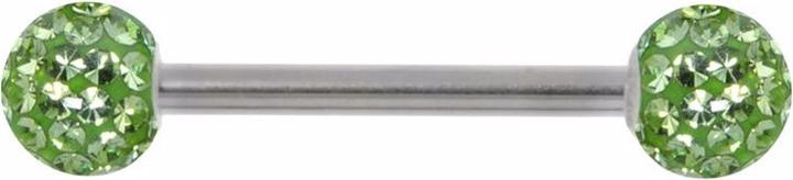Actual product image Bijouteria Nipple piercing (Crystal, Surgical steel 316L, Epoxy resin)