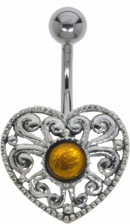 Produktbild Bijouteria Bauchpiercing (Schmuckstein, Silber 925, Chirurgenstahl 316L)