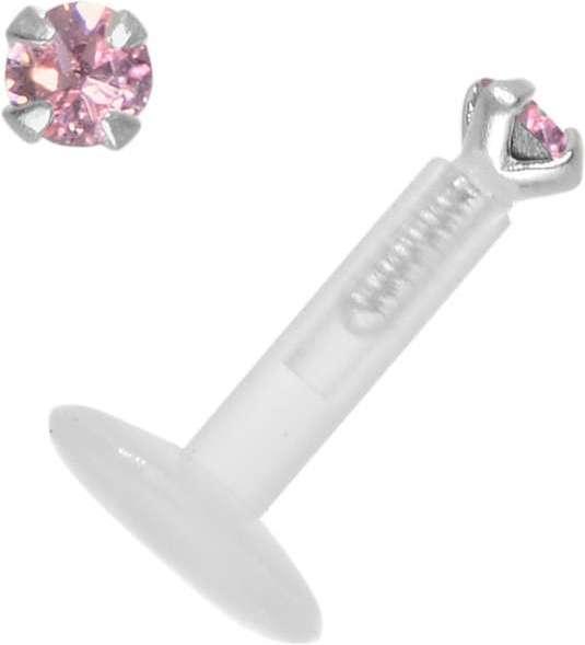 Hellpink, Transparent, Silberfarben
