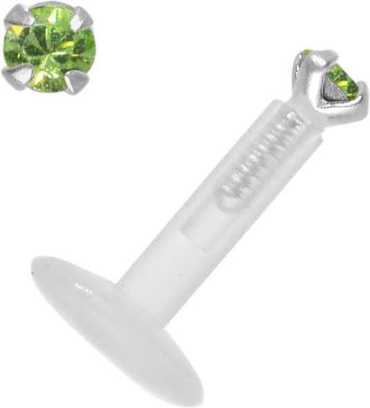Immagine prodotto Bijouteria Piercing (Cristallo premium, Bioplastica, Argento 925)