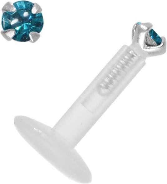 Image du produit Bijouteria Piercing (Bioplastique, Argent 925, Cristal Premium)