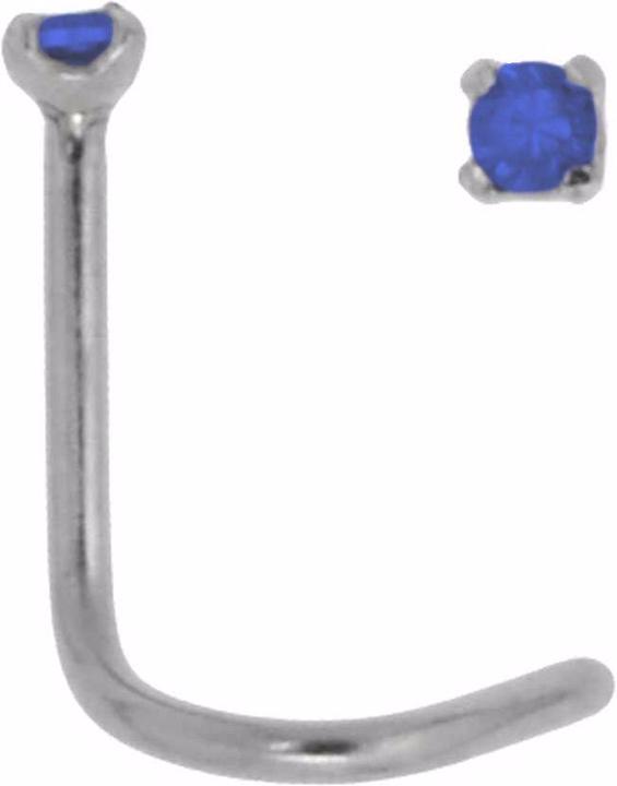 Bijouteria Nasenpiercing (Chirurgenstahl 316L, Kristall)