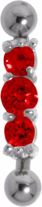 Bijouteria Augenbrauenpiercing (Chirurgenstahl 316L, Silber 925, Zirkonia)