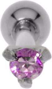 Actual product image Bijouteria Ear piercing (Surgical steel 316L, Zirconia)