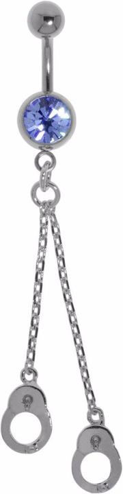 Immagine prodotto Bijouteria Piercing ventre (Acciaio chirurgico 316L, Vetro (di orologio), Ottone rodiato in ottone rodiato)