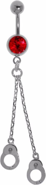 Immagine prodotto Bijouteria Piercing ventre (Ottone rodiato in ottone rodiato, Acciaio chirurgico 316L, Vetro (di orologio))