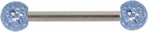 Produktbild Bijouteria Brustpiercing (Kristall, Chirurgenstahl 316L, Epoxiharz)