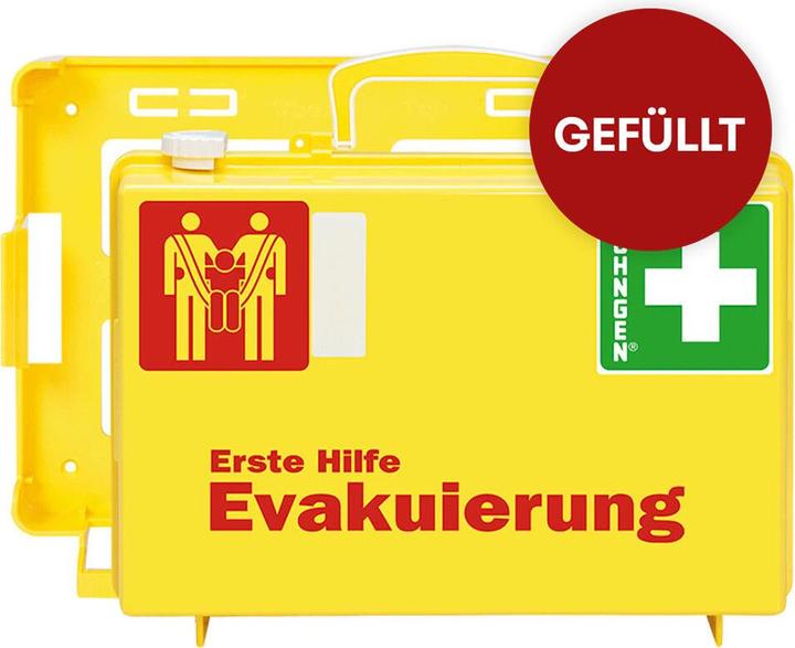 Actual product image Söhngen First aid case SN-CD Dimensions: 31 x 21 x 13 cm (W x H x D) Colour: yellow (First aid set accessories)