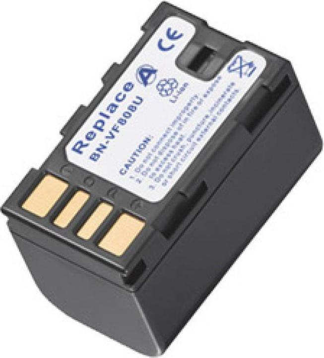 AccuCell Batteria JVC BN-VF815 U, BN-VF808 U (Accumulatore di carica elettrica)