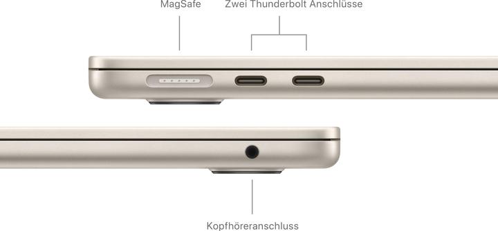 Actual product image Apple MacBook Air - 2024 (13.60", M3, 16 GB, 512 GB, DE)