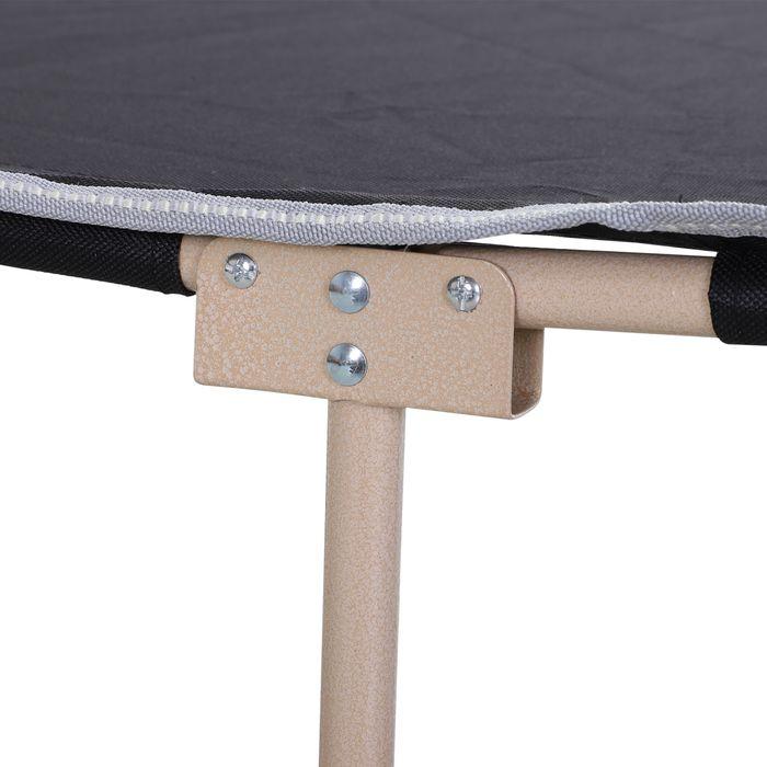 Image du produit Swisshandel24 Feldbett Faltbar Campingbett, 190x68x52 cm, Schwarz