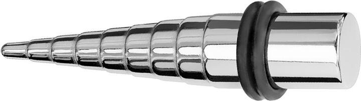 Actual product image Star Piercing Expander silver steps (without brass, Surgical steel 316L)