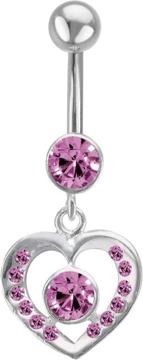 Immagine prodotto Bijouteria Piercing ventre (Argento 925, Acciaio chirurgico 316L, Vetro (di orologio))