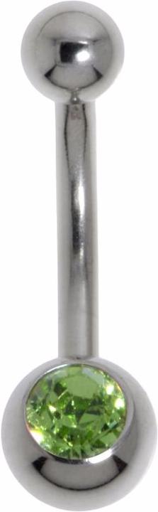 Produktbild Bijouteria Bauchpiercing (Chirurgenstahl 316L, Kristall)