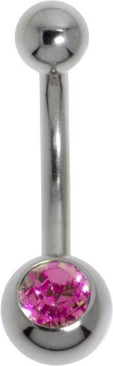 Bijouteria Bauchpiercing (Chirurgenstahl 316L, Kristall)