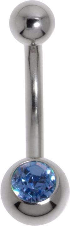 Bijouteria Bauchpiercing (Chirurgenstahl 316L, Kristall)