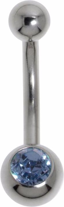 Image du produit Bijouteria Piercing nombril (Cristallin, Acier chirurgical 316L)