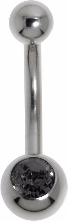 Bijouteria Bauchpiercing (Chirurgenstahl 316L, Kristall)