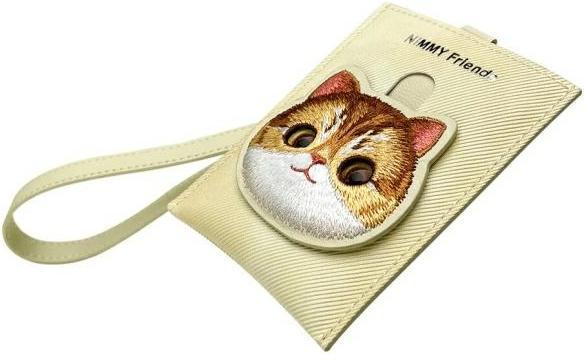 Produktbild Nimmy card wallet khaki Big Eyed Pet 2.0 Cat