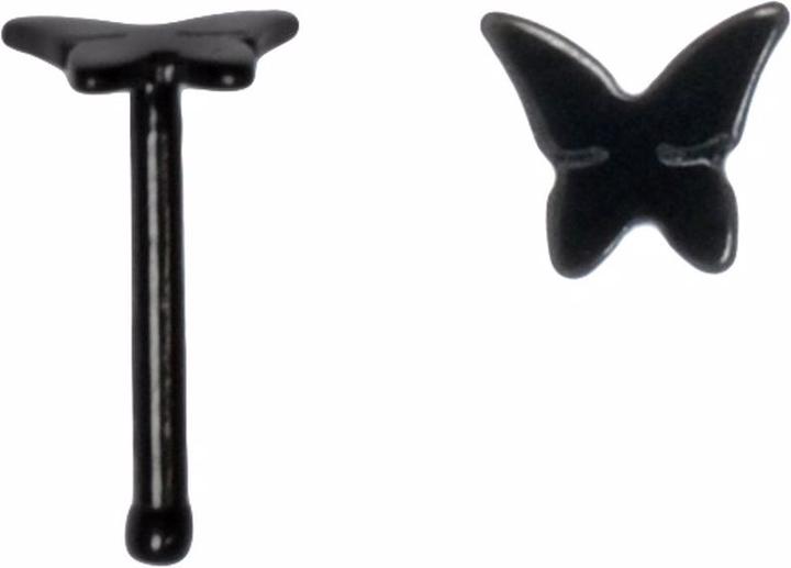 Produktbild Bijouteria Nasenpiercing (Chirurgenstahl 316L, PVD Beschichtung (schwarz))