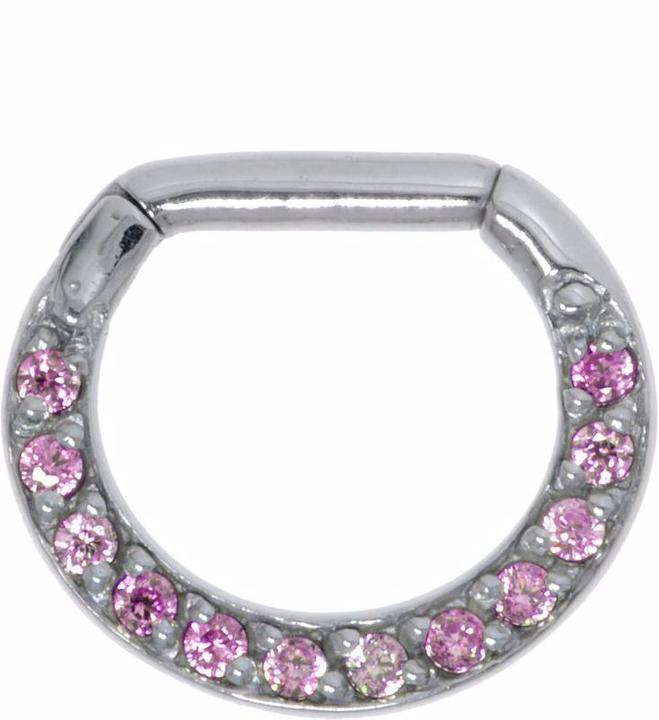 Image du produit Bijouteria Piercing septum (Acier chirurgical 316L, Zircone)