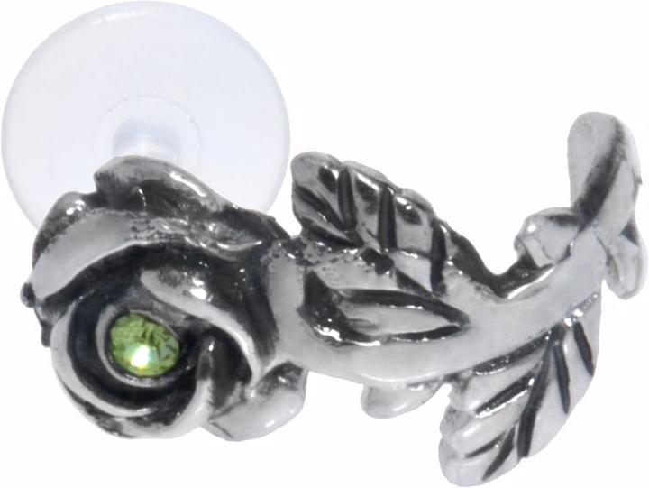 Actual product image Bijouteria Ear piercing (Bioplastic, Crystal, Silver 925)