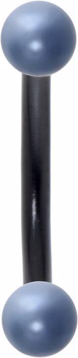Produktbild Bijouteria Augenbrauenpiercing (Chirurgenstahl 316L, PVD Beschichtung (schwarz), Synthetische Perle)