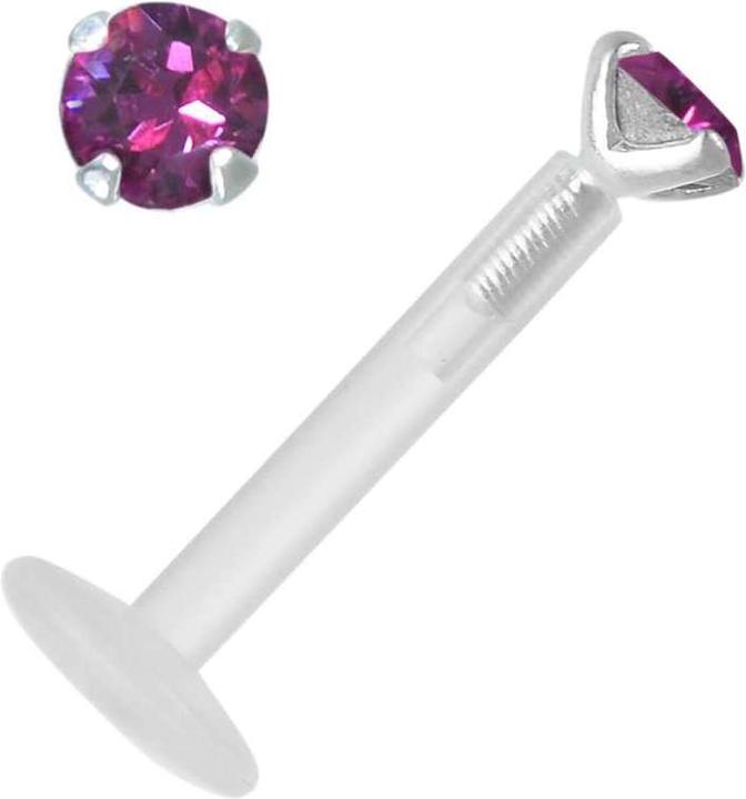 Actual product image Bijouteria Piercing (Premium crystal, Silver 925, Bioplastic)