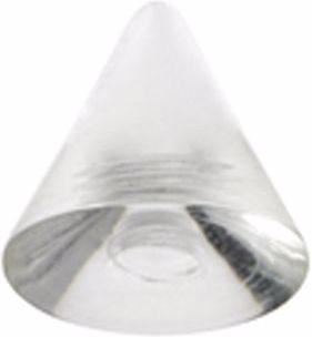 Bijouteria 1.2mm Piercingverschluss (Acrylglas, Chirurgenstahl 316L)