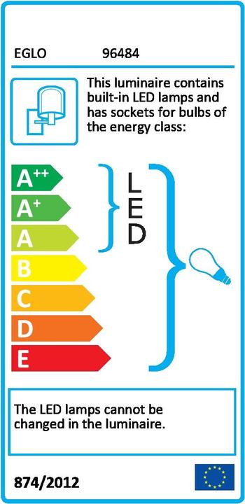 Label énergétique EGLO Pasteri (320 lm, E27)