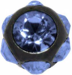 Image du produit Bijouteria Piercing (Cristal Premium, Acier chirurgical 316L, Revêtement PVD (noir))