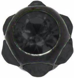 Actual product image Bijouteria Piercing (Surgical steel 316L, PVD coating (black), Premium crystal)
