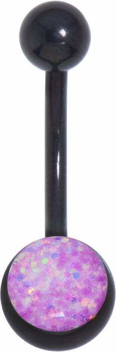 Produktbild Bijouteria Bauchpiercing (Chirurgenstahl 316L, Epoxiharz, PVD Beschichtung (schwarz))