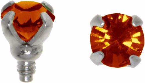 Produktbild Bijouteria Dermal-Anchor Aufsatz (Kristall, Chirurgenstahl 316L)
