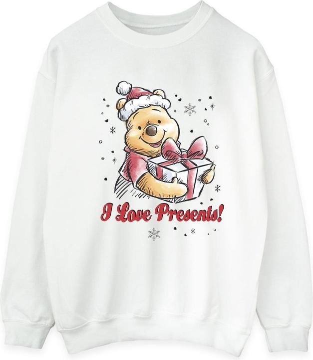 Actual product image Disney Mens Winnie The Pooh Love Presents Sweatshirt (L)