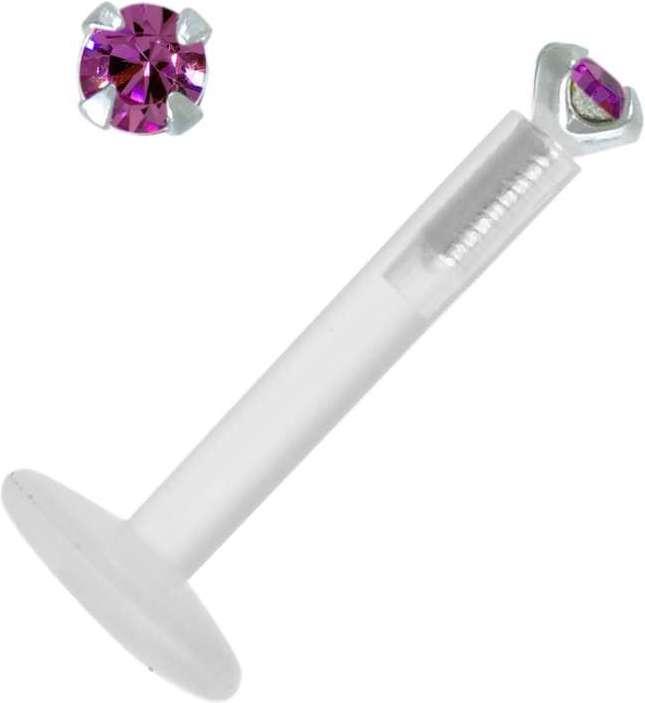 Produktbild Bijouteria Piercing (Bioplast, Silber 925, Premium Kristall)