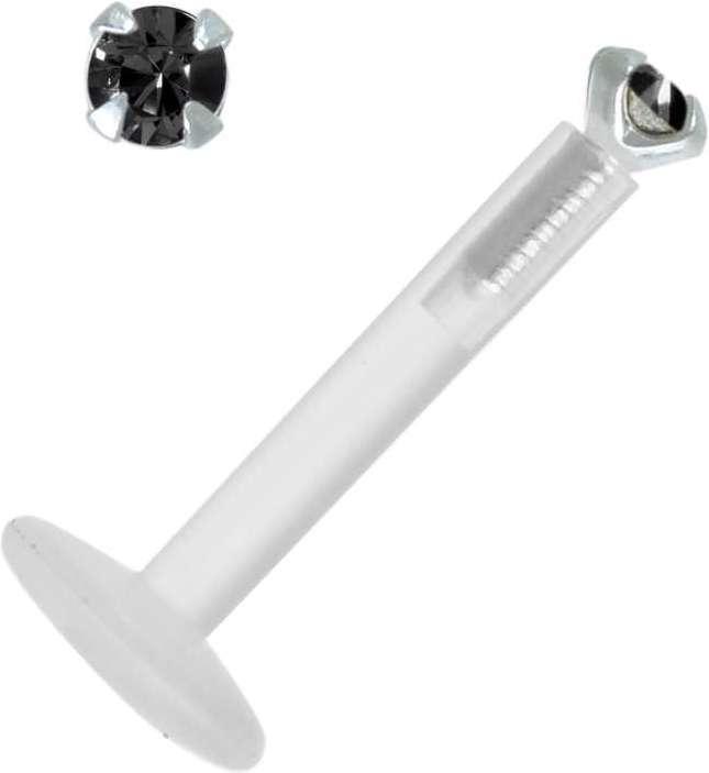 Produktbild Bijouteria Piercing (Premium Kristall, Bioplast, Silber 925)