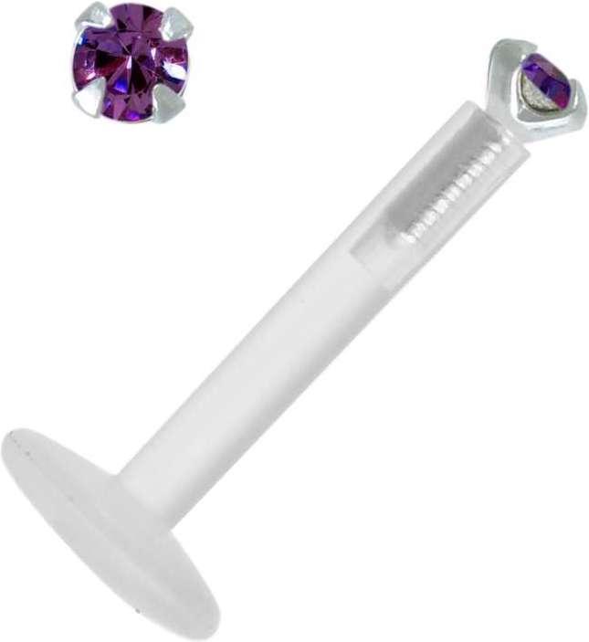 Immagine prodotto Bijouteria Piercing (Bioplastica, Argento 925, Cristallo premium)
