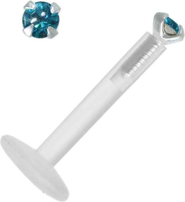 Produktbild Bijouteria Piercing (Premium Kristall, Bioplast, Silber 925)