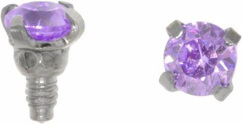 Actual product image Bijouteria Dermal-Anchor tops (Crystal, Surgical steel 316L)