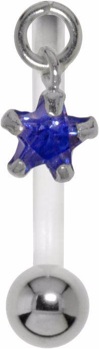 Produktbild Bijouteria Bauchpiercing (Zirkonia, Bioplast, Chirurgenstahl 316L, Silber 925)