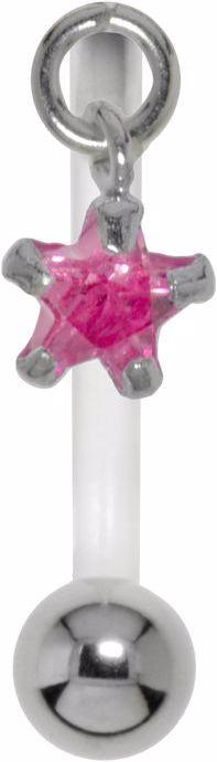 Produktbild Bijouteria Bauchpiercing (Chirurgenstahl 316L, Silber 925, Zirkonia, Bioplast)