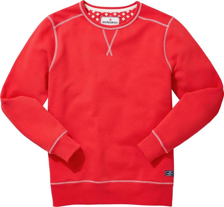Actual product image Joe Browns Casual Contrast Stitch Sweatshirt (S)