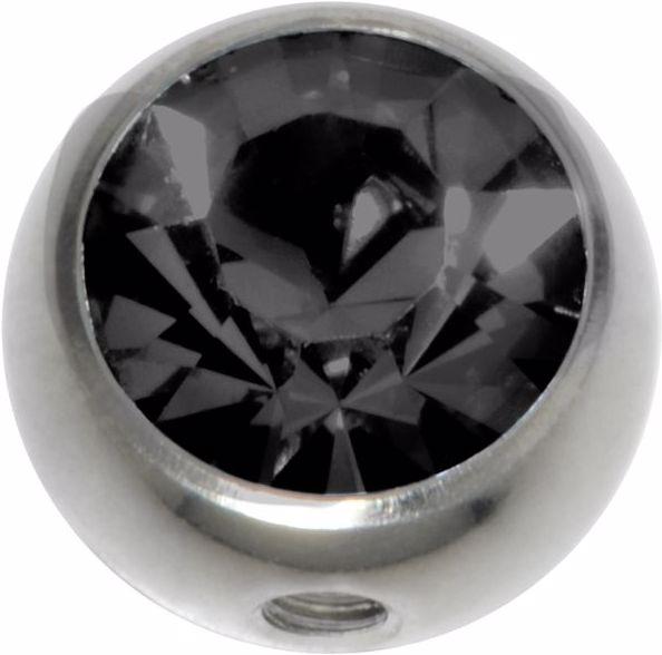 Image du produit Bijouteria Embout de piercing (Cristallin, Acier chirurgical 316L)