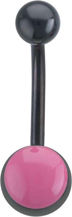 Produktbild Bijouteria Bauchpiercing (Chirurgenstahl 316L, PVD Beschichtung (schwarz), Email)