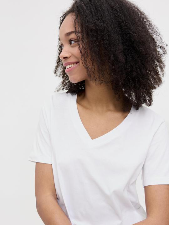 Actual product image JJXX Jxannie Reg Vneck Ss Tee Jrs Noos (L)